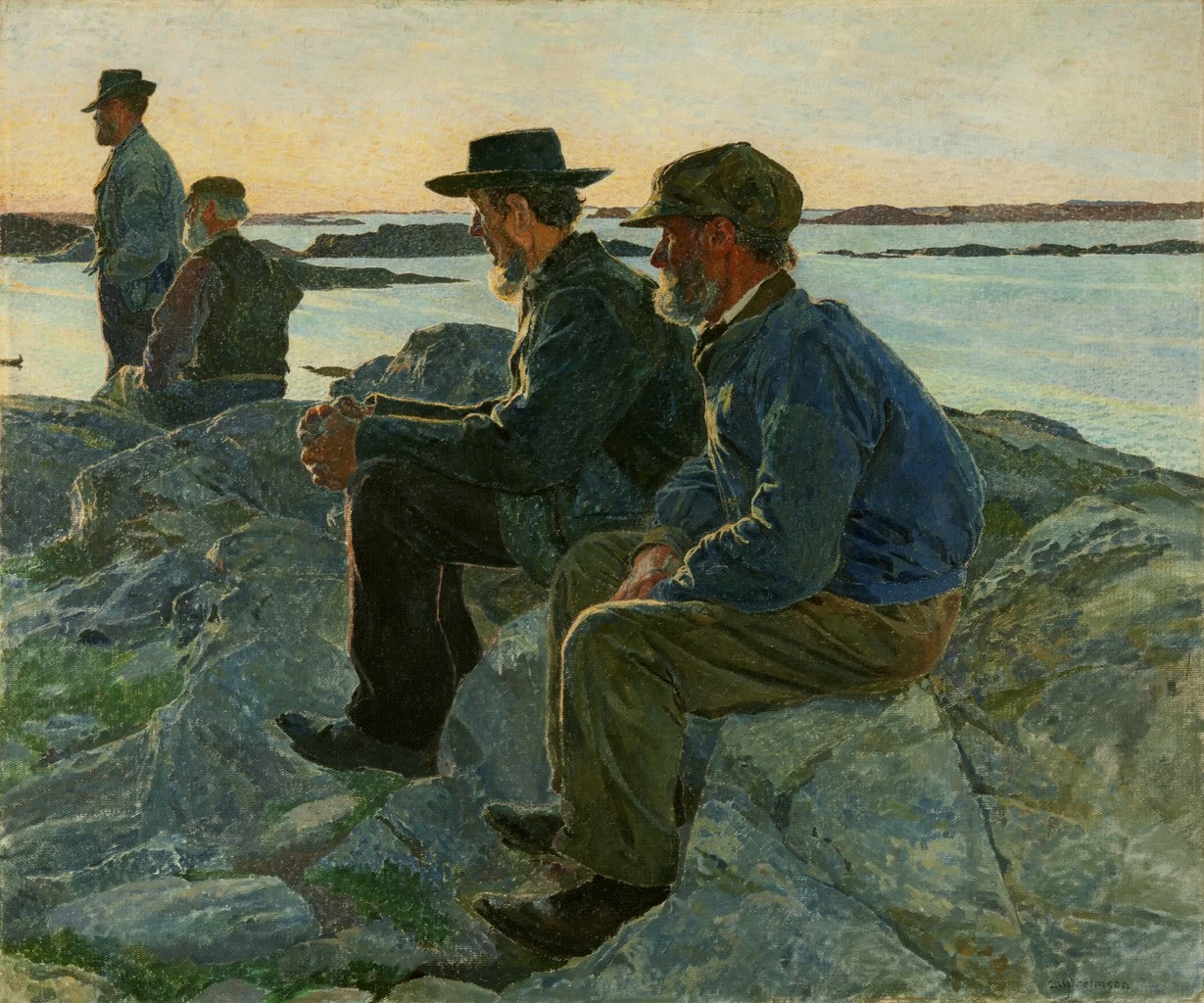 Sulle rocce a Fiskebackskil - Museo d'arte di Göteborg